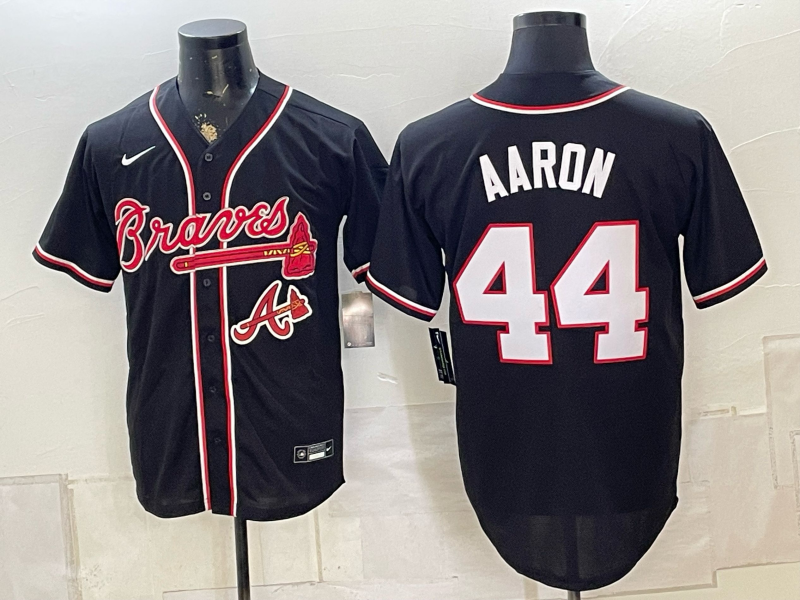 Men 2026 Atlanta Braves #44 Aaron blue Game Nike MLB Jersey 0823005->atlanta braves->MLB Jersey